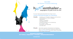 Desktop Screenshot of hartenthaler.at